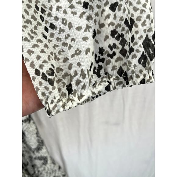 NWT J. Crew women's snake print smocked dress, size XXS - Picture 4 of 15